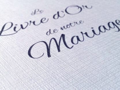 Livre d'or Mariage Blanc – Image 2