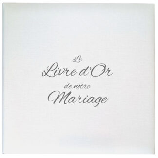 Livre d'or Mariage Blanc